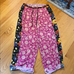 Free People Hudson Canyon Pants multi combo mixed print size medium